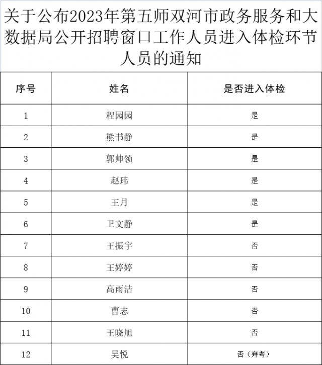 北安市数据和政务服务局招聘公告详解