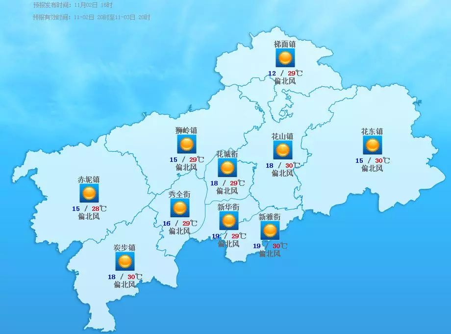 新华路街道天气预报更新通知